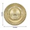 GOLD 6 Metallic 13" Round Plastic CHARGER PLATES Diamond Pattern